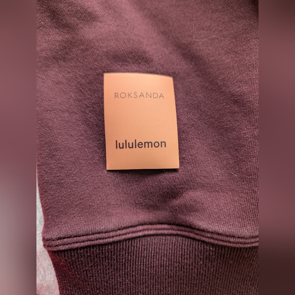 Lululemon Face Forward Sweatshirt *lululemon x Roksanda in Garnet / Fools Gold - Picture 16 of 16